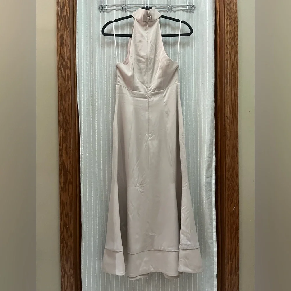 🔆C/MEO Collective Blush Satin Dress(light pink) - Picture 10 of 14